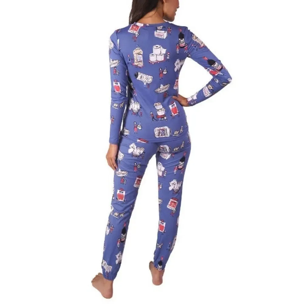 Munki Munki Ladies Women's Costco 3-piece Pajama Set Size XXL